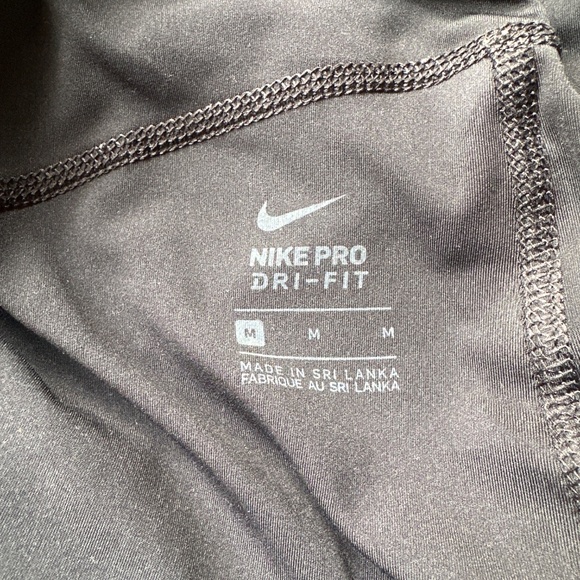 Nike Women's Pro Mid-Rise Mesh-Paneled Leggings - Picture 8 of 8